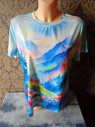 koszulka z nadrukiem  widokiem  