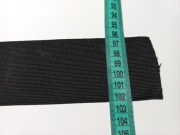 Guma czarna tkana 60mm płaska taśma gumowa