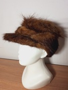 Czapka zimowa futrzana Nowa rozm 55