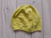 CZAPKA WIOSENNA LIMONKOWA COCCODRILLO DLA DZIEWCZYNKI rozm. 56 4-6 LAT