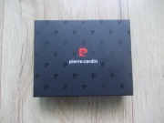 Portfel męski skórzany czarny poziomy Pierre Cardin