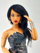 Biżuteria akcesoria bransoletka srebrna dla lalek Barbie figurek akcji 1:6