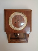 Drewniany zegar wiszący 3 strunowy 