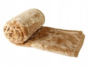 Koc Elway, gruby akrylowy 160x210 BEŻ MIODOWY