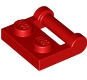 LEGO PLATE 1X2 W. STICK 3.18 RED 4226876/48336