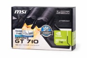 MSI GeForce GT 710 1GB DDR3 | NOWA | HDMI DVI VGA | Low Profile