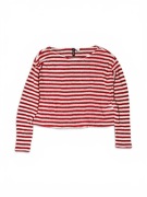Sweterek crop-top w paseczki, H&M, XS