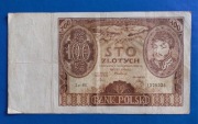 100 złotych 1934 r. Królowa Jadwiga,  100 zł Ser.BE