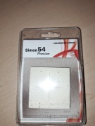 SIMON 54 Elektroniczny łącznik przycisk 4-krotny DEW4.01/41 kremowy 