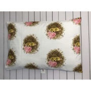 Poszewka bawełniana na poduszkę 40 x 60 - Jeżyk serce love na białym