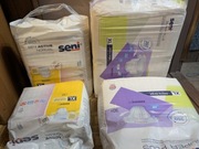 Seni XL majtki chłonne pieluchomajtki pieluchy 4 op. - 2x nowe, 2x otwarte