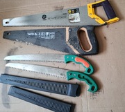 piła piłki 4 sztuki do drewna gałęzi desek zużyte do ostrzenia