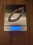 Bransoletka męska 925 srebrna