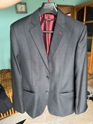 Czarny garnitur męski