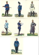 7 karteczek - żołnierze z I, XVII i XX korpusu arm. Prusy Wsch. i Zach.: