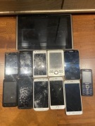 Pakiet 9 smartfonów 2 klawiszowych 1 tablet 