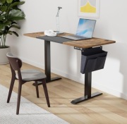 Biurko elektryczne, 70 x 160 stół z regulacją wysokości Songmics