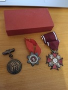 Odznaczenia PRL 3 sztuki