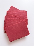 Papier czerpany A6  Raspberry (10szt)