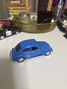 Metalowy Model Volkswagen Beetle Garbus Welly | Niebieski Klasyk Retro