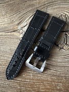 Pasek do zegarka 24 / 20 mm ręcznie robiony skóra naturalna handmade