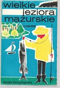Wielkie Jeziora Mazurskie mapa 1981