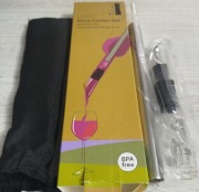 Chłodziarka do wina pręt chłodzący do wina z dekanterem.