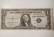 1 dolar USA, seria 1935 r, stan dobry, nr Z 20685117 D,