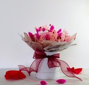 Flower Box Rękodzieło – Kwiaty Glicerynowe SERCA | Prezent na Dzień Kobiet