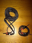 Kable audio : Adam Hall długi L i R jack 6,3 -3,5.Klotz KT-JJ150 1,5m