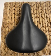Czarne siodełko rowerowe