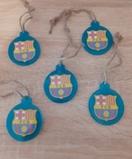 Fc Barcelona.  Zawieszka kibicowska,  bombka choinkowa.