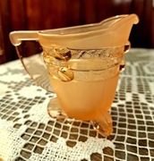 Mlecznik/Dzbanuszek rozalinowy do śmietanki/mleka Art Deco lata 30.