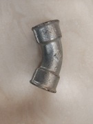 Łuk ocynk 45 1" Gebo