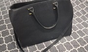 Torebka miejska czarna duża stylowa h&m
