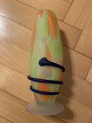 Wazon szkło artystyczne vintage PRL Unikat