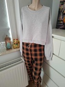 L CROPP szara bluza dresowa szary dres dresy sportowa jesienna na jesień