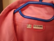 Damska RÓŻOWA MARYNARKA dwurzędowa / PŁASZCZYK [Dodano dokładne wymiary]