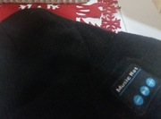 CZAPKA BEANIE ZIMOWA Z LED ROBOCZA I SŁUCHAWKAMI BLUETOOTH 5 DIODY LED