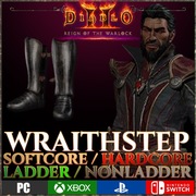 Diablo 2 Resurrected Wraithstep Buty Boots Warlock D2R Ladder S13