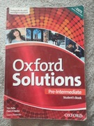 Oxford solutions Pre-Intermediate 