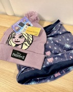 Frozen Disney- komplet / zestaw zimowy czapka komin rękawiczki