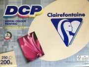 PAPIER BIUROWY CLAIREFONTAINE A4 200g 250 KARTEK/1 RYZA SATYNOWY