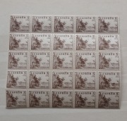 Stary hiszpanski arkusz znaczkow czystych z 1937r.