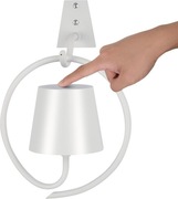 Kinkiet ścienny lampa LED przenośna akumulatorowa na USB biały kolor 2szt