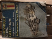 Książka serwisowa/instrukcja serwisu Chevrolet Nova & Geo Prizm