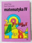 Matematyka 4 Podręcznik dla klasy czwartej liceum i technikum NOWY