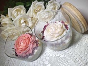 Świeczka zapachowa w słoiku - Różowa Róża