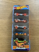 HOT WHEELS - TRACK BUILDER - 5 PACK - 5 PAK - 5 AUT - ZOBACZ POZOSTAŁE