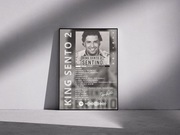 Plakat Sento KIng sento 2 bez ramki a3 prezent dla chłopaka 